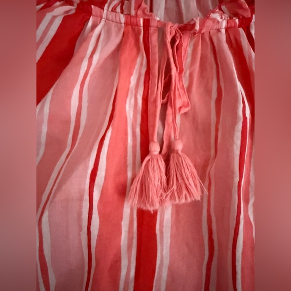 Tuckernuck Beach Midsummer Bloom Blanc Cassis Top Size Large - Picture 8 of 9